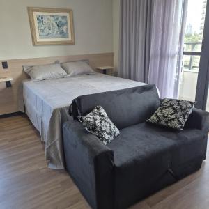 Postel nebo postele na pokoji v ubytování SKY Alphaville