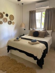 Postel nebo postele na pokoji v ubytování Xarraca