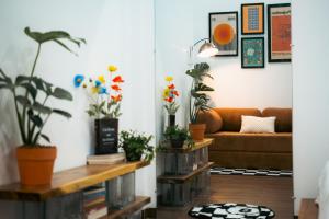 Posezení v ubytování KINARI space