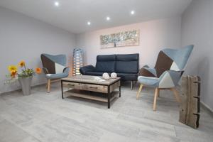 Μια τηλεόραση ή/και κέντρο ψυχαγωγίας στο Ferienwohnung In Guía De Isora, Teneriffa +32 φωτογραφίες