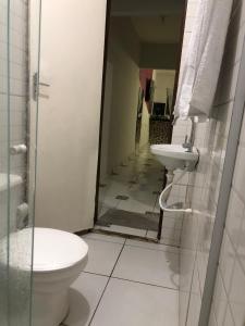 Koupelna v ubytování Pousada e flat Sol