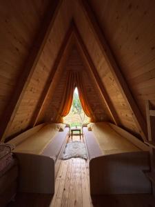 Ένα ή περισσότερα κρεβάτια σε δωμάτιο στο Family S house - Komarnica