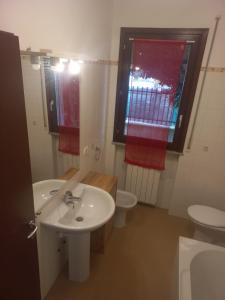 Koupelna v ubytování Residenza Caniana