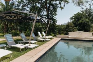 Πισίνα στο ή κοντά στο Klein Champagne Guesthouse and Cottages