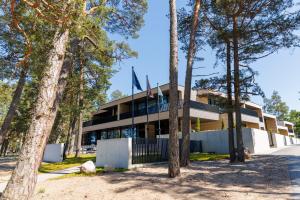 Budova, kde se aparthotel nachází