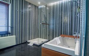 Koupelna v ubytování Hotel Yasmin Košice