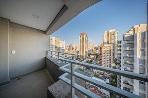 Balkón nebo terasa v ubytování By DH: Luxo e conforto em Perdizes, aos poucos minutos do Allianz parque