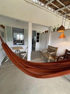 Χώρος καθιστικού στο Apartamentos Cambucá