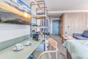 Χώρος καθιστικού στο STEELHOUSE Hotel