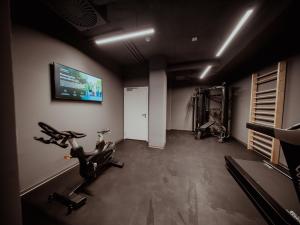 Fitness centrum a/nebo fitness zařízení v ubytování Arche Hotel Lotnisko Gdańsk