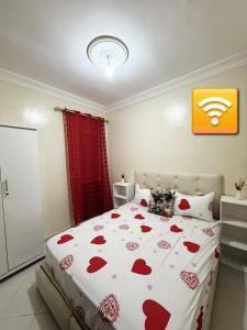 Postel nebo postele na pokoji v ubytování appartement bien situé a SALAM