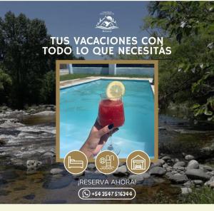 Bazén v ubytování Cab19,Anisacate nebo v jeho okolí