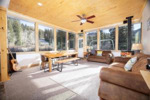 Χώρος καθιστικού στο Slopeside