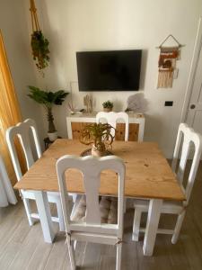 TV a/nebo společenská místnost v ubytování Portitxol, fantástico apartamento