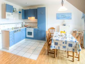 Kuchyň nebo kuchyňský kout v ubytování Ferienwohnung Fokuhl