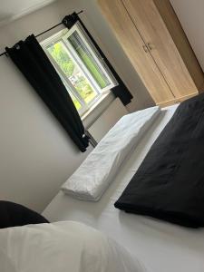 Postel nebo postele na pokoji v ubytování Haus Vranjes