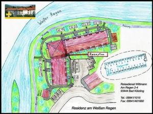 Půdorys ubytování Wohnung In Bad Kötzting