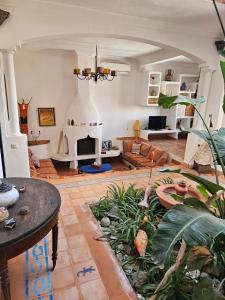 Χώρος καθιστικού στο DAR YAYA - Maison style Riad - Vue Océan - Diabat - Essaouira +79 φωτογραφίες