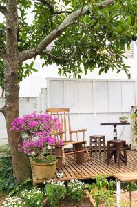 Zahrada ubytování Thi Vị Homestay + 27 fotografií