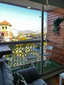 Balkón nebo terasa v ubytování Dep céntrico cercano a ex carrtera 5 - 3 habitaciones-parking-wifi