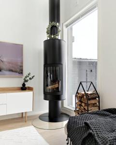 En eller flere senge i et værelse på Villa Shooting Star