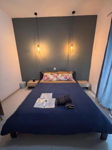 Postel nebo postele na pokoji v ubytování Central Sliema Airconditioned and Spacious