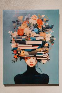 Knihovna v apartmánu