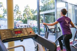 Fitness centrum a/nebo fitness zařízení v ubytování Hotel Jurmala Spa