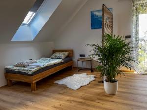 Postel nebo postele na pokoji v ubytování Vila Vinita + 26 fotografií