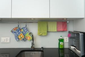 Η κουζίνα ή μικρή κουζίνα στο Chesa Quadrella