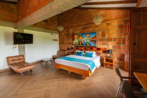 TV/trung tâm giải trí tại Hotel Santa Laura