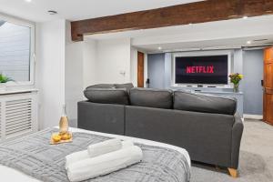 Χώρος καθιστικού στο The Snug