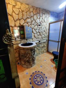 Ένα μπάνιο στο Refugio en la Naturaleza