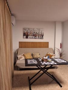 Χώρος καθιστικού στο Cal Robert