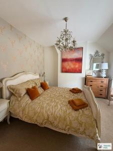 Postel nebo postele na pokoji v ubytování Seagull Cottage