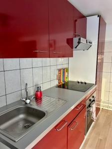 Η κουζίνα ή μικρή κουζίνα στο Chez Ninon