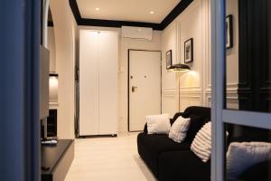 Postel nebo postele na pokoji v ubytování Lingotto Penthouse