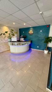 Ο χώρος του λόμπι ή της ρεσεψιόν στο Albergo La Caravella