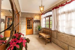 Χώρος καθιστικού στο Casa Fermil do Lago