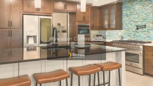 Η κουζίνα ή μικρή κουζίνα στο Hawaiian Coffee Hale