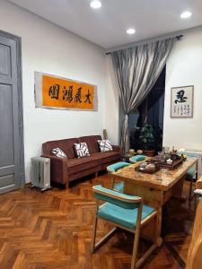 Χώρος καθιστικού στο Marina Luxury Apartment