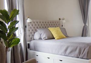 Voodi või voodid majutusasutuse Gite La Cache toas