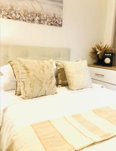 Ένα ή περισσότερα κρεβάτια σε δωμάτιο στο Apartment at the Blyde