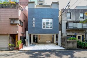 Bygningen som feriehuset ligger i