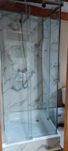 Koupelna v ubytování Hostal Costa patagonica