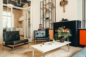 TV a/nebo společenská místnost v ubytování La Villa Maurice + 43 fotografií