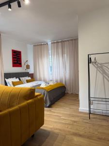 Postel nebo postele na pokoji v ubytování Apartament Staffa