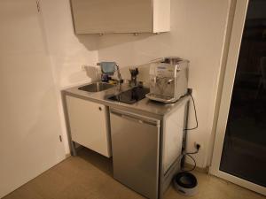 Køkken eller tekøkken på Simple 2-Person Apartment near Altdorf + 3 billeder