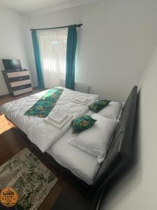 Postel nebo postele na pokoji v ubytování Cabana Bianca & Iair