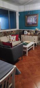 Et opholdsområde på Finca Rural La Casa Verde